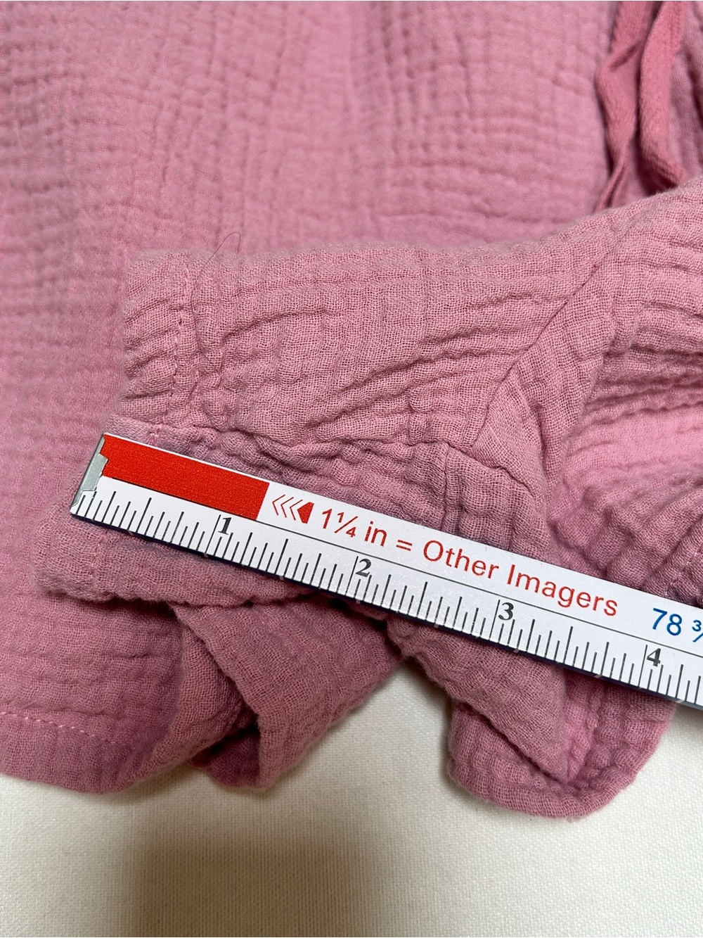 Born Light Pink Two-Piece Short Sleeve Pajama Set - Picture 13 of 15